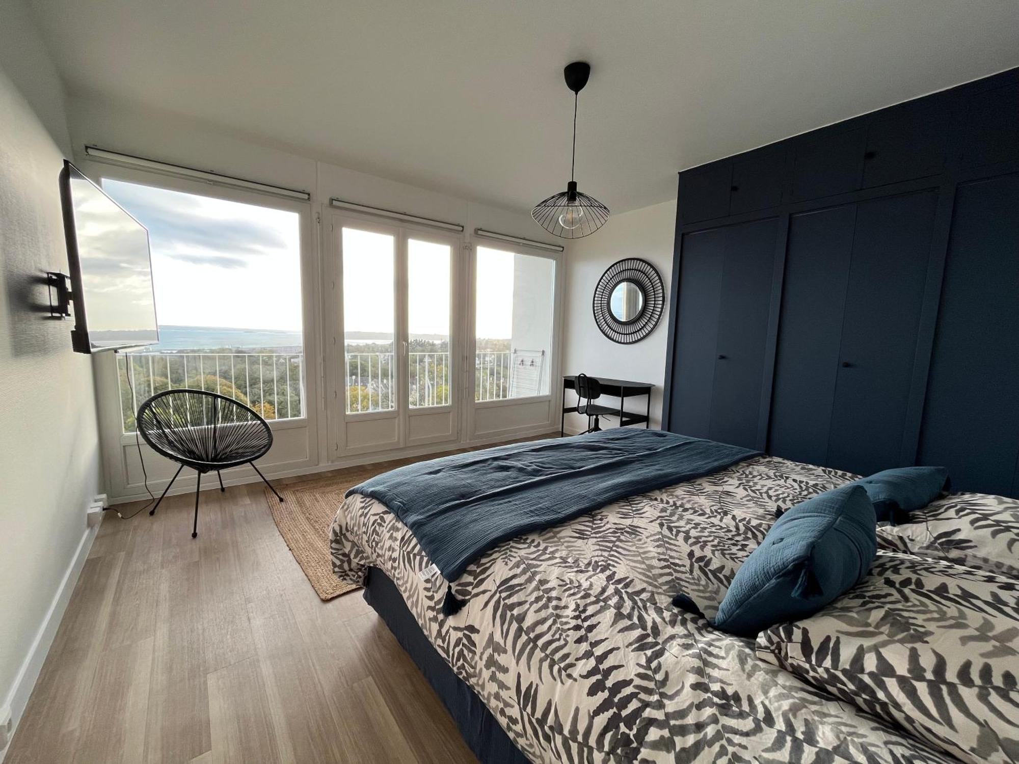 Nouveau! Appartement Vue Mer 180° Et Place Parking ブレスト エクステリア 写真